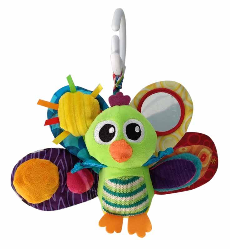 hanging toy baby stroller or bed toy ring inside plush educational toy