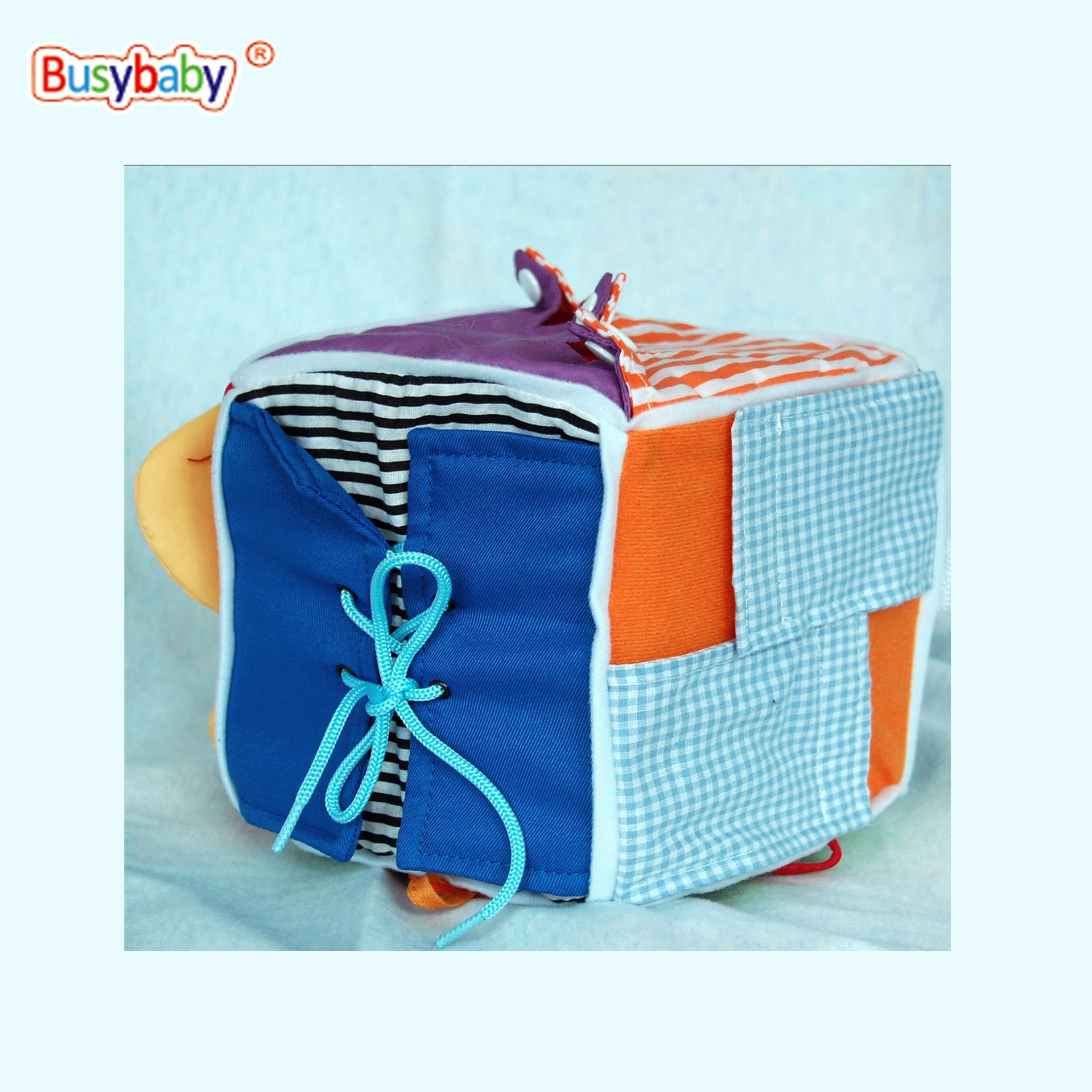 educ smart toy Activity EaIntellegient Toys Cubicrly Educational Toys with Zipper, Button, Bucket, Laces, Snaps for Toddlers