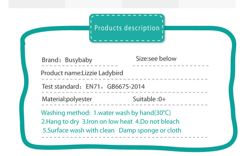 busybaby Customizable Preschool Soft Children Fabric Educational Garden Ocean cartoon printed washable Tail Soft Cloth Book