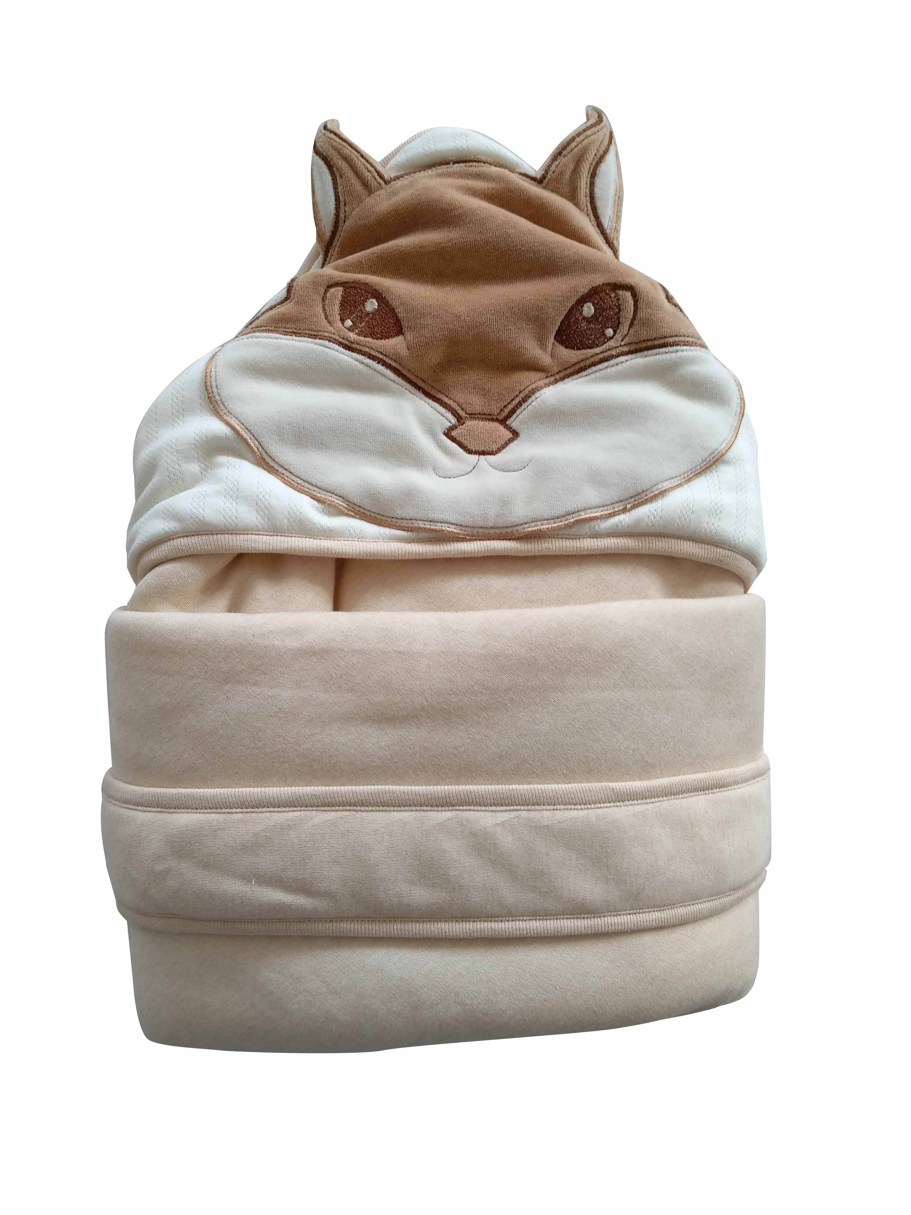 newborn cuddle swaddle wrap blanket baby hooded quilt