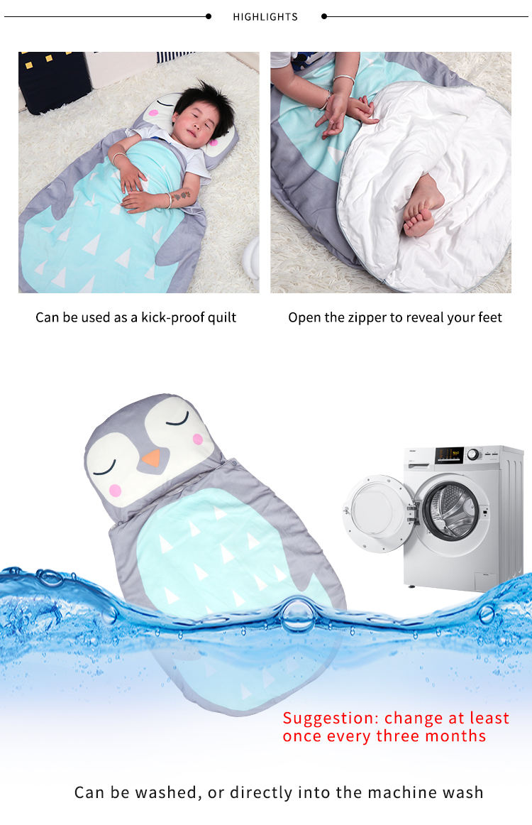 Busybaby Sleeping Bag Cartoon 2020 New Design Baby Sleep Sack Wholesale Small Size