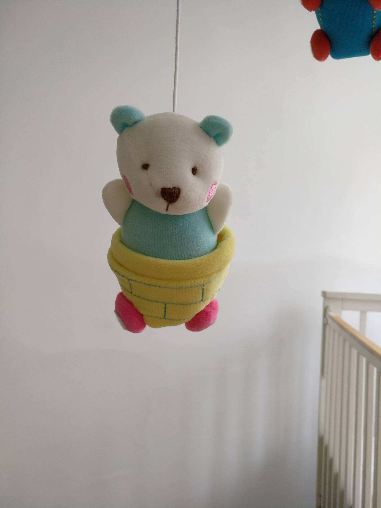 soelectric musical mobile soft fabric hanging mobile revolving baby plush toy stuffed toy