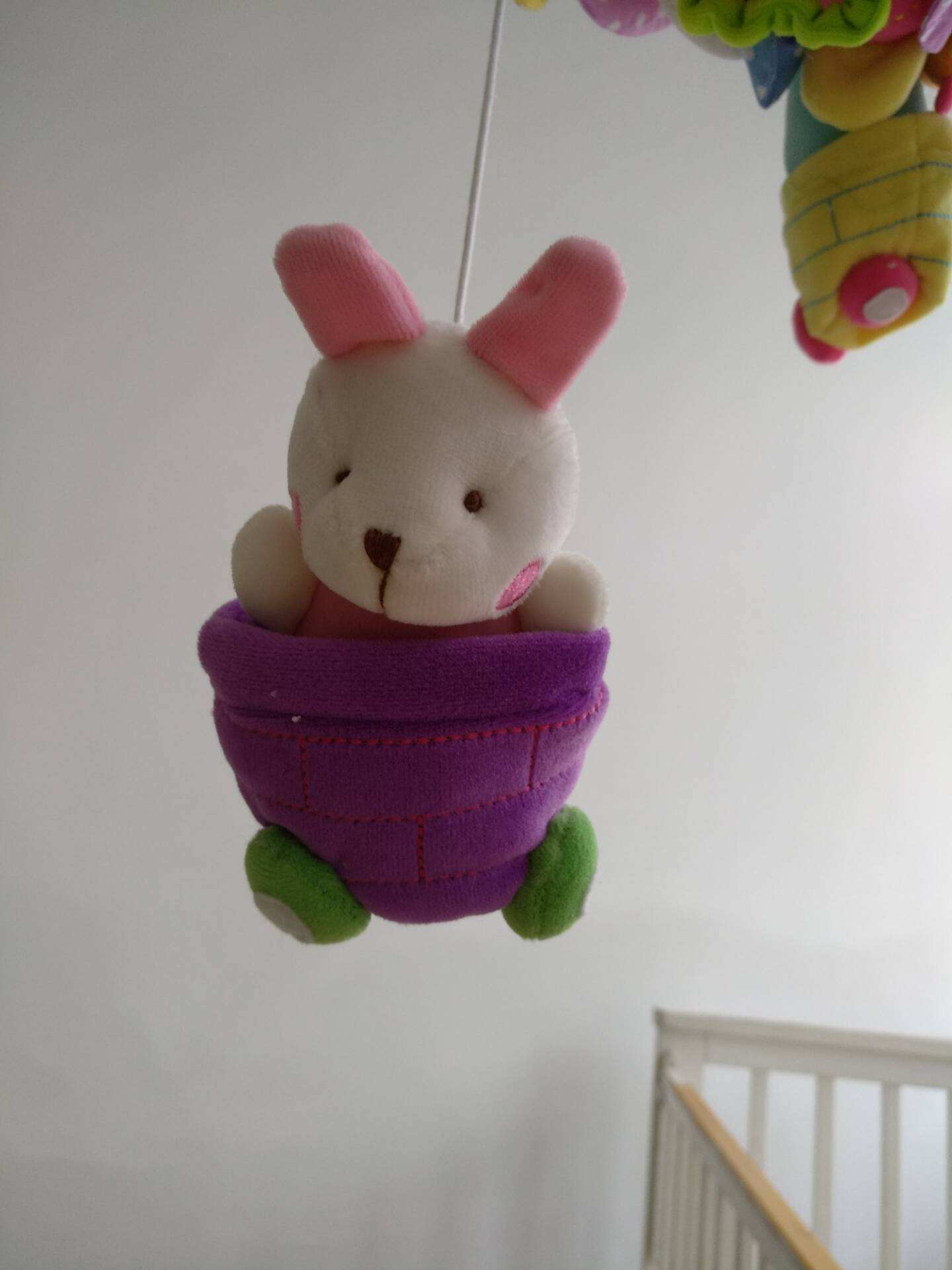 soelectric musical mobile soft fabric hanging mobile revolving baby plush toy stuffed toy