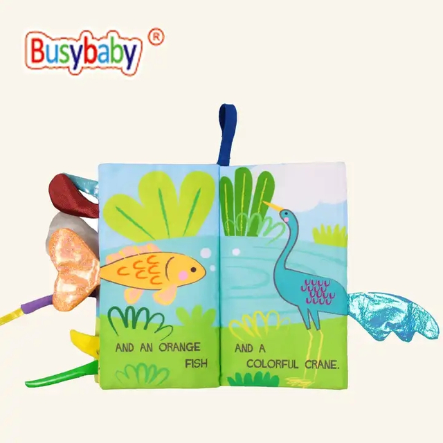 Cloth Book Stuffed Toy Plush Toy Educational Kids Learning Toys Baby Book Fabric Book