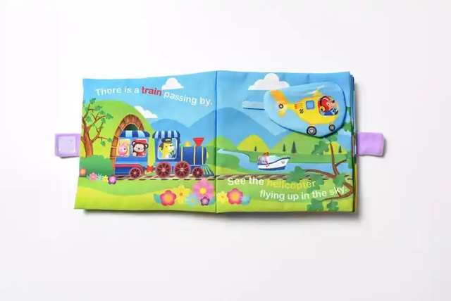 Cloth Book Stuffed Toy Plush Toy To Teach Children To Learn Toy Baby Books