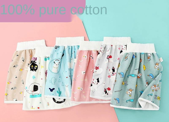 Baby Waterproof Skirt Diaper Pants Bed-Wetting Artifact Baby Children Leakproof And Waterproof Large Washable Ring Urine Pad
