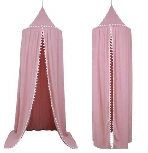 Hot Sale Cotton Tents Bed Canopy From Ceiling indoor play houses for Girls