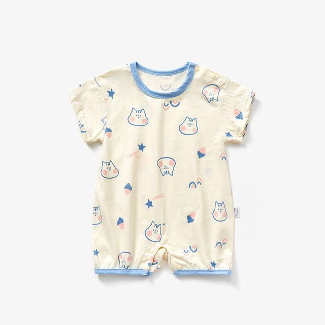 Baby Bodysuit Fashion Body Suits Short Sleeve Newborn Infant Jumpsuit Cartoon Kids Baby Girl Clothes
