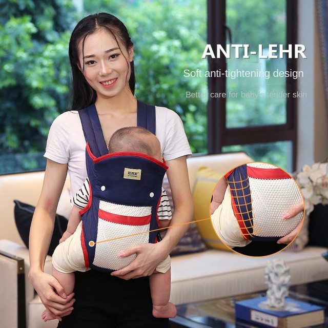 Wholesale Sling Wrap Carrier Ergonomic Comfortable Backpack Cotton 4 in 1 Wrap Baby Hipseat Carrier