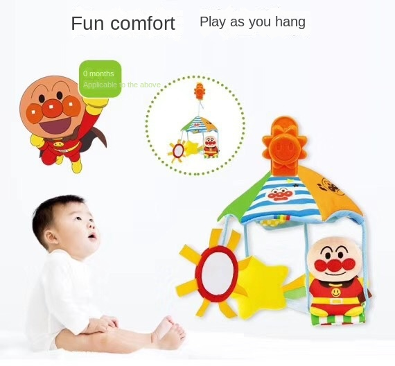 Giraffe Puppy Infant Plush Comforter Toy Baby Wind Chimes Teether Car Hanging Crib Hanging Bed Bell