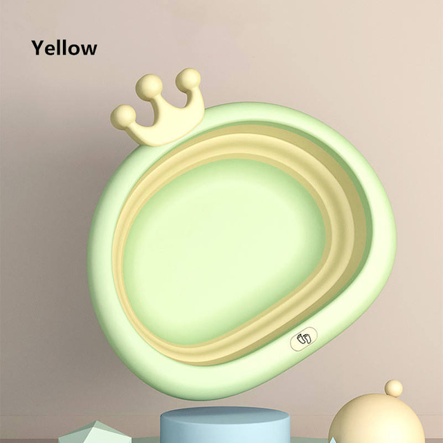 Baby Folding Washbasin Baby Telescopic Washbasin PP Outdoor Portable Domestic Dormitory Children Washbasin