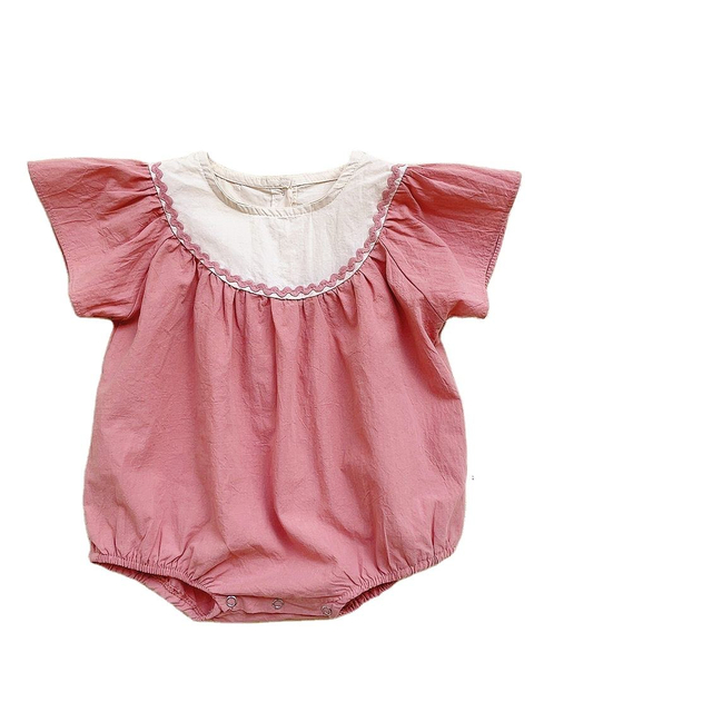 High Quality Autumn And Winter Boys And Girlsshort-sleeve Soft Fabric Newborn Clothes 100% Cotton Baby Romper