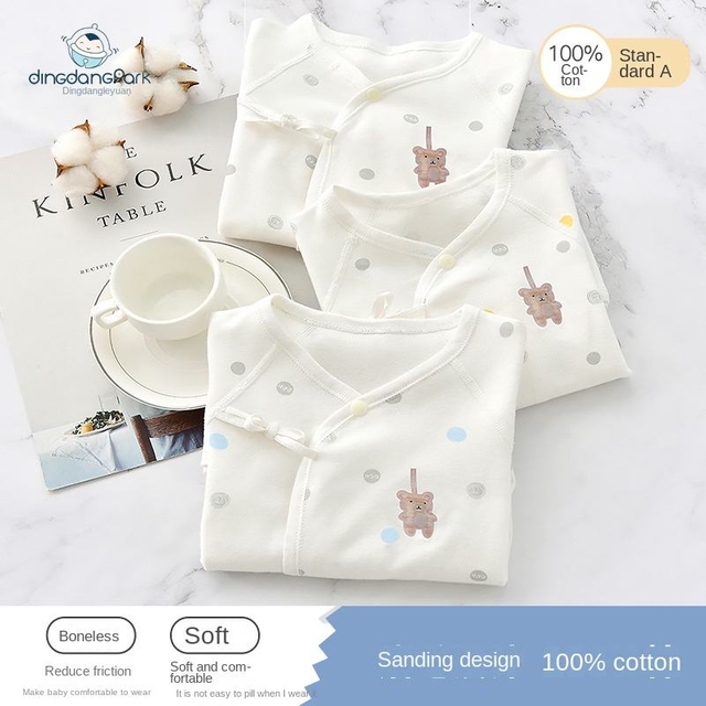 New Baby Boneless Jumpsuit Spring And Summer Romper 0 ~ June Bao Bao Cotton Butterfly Coat Spring Anyang