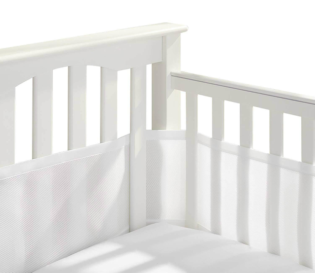 Baby Bed Fence Spring Summer 3D Breathable Anti-Collision crib solid Removable and Washable Sandwich Bed Fence bumper
