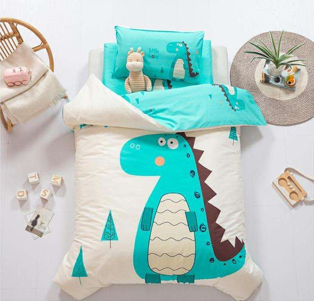 Cartoon Kindergarten Nap Quilt Small Thin Quilt Single Nap Baby Bedding Set