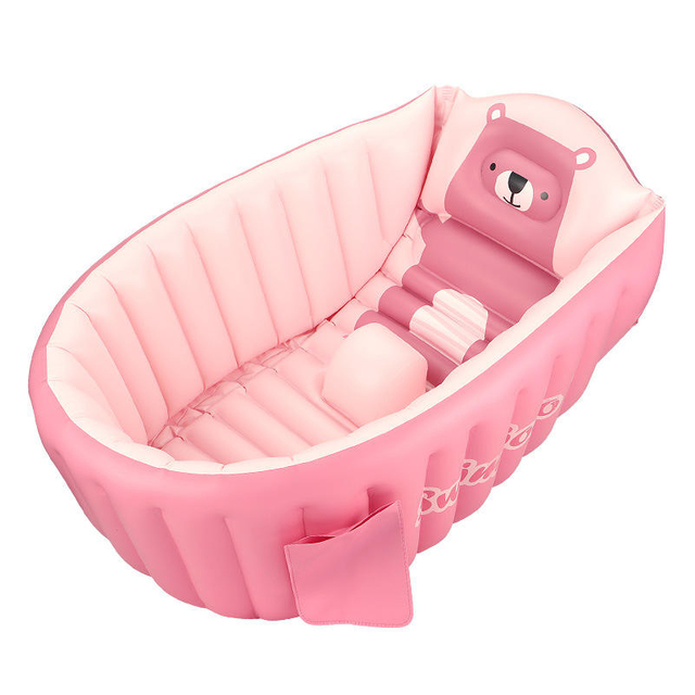 Inflatable Baby Bath Tub Children Thickened Household Bath Tub Baby Foldable Storage Bath Tub