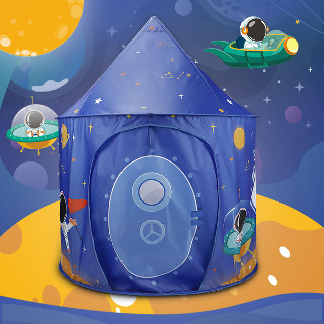 Children's Indoor Tent Boys And Girls Cloth Astronaut Tent Bagged Outdoor Indoor Tent