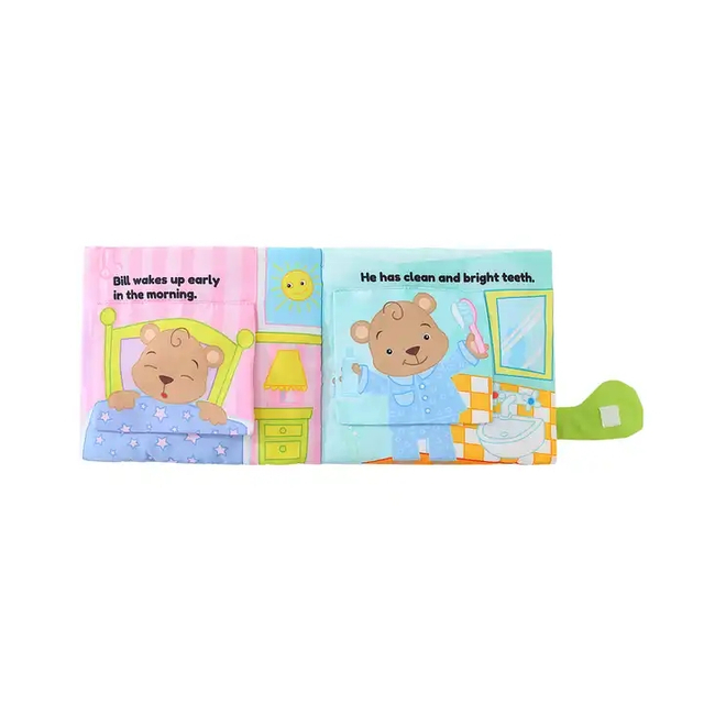 Stuffed Toys Teach Children about Toys Baby Toys Cloth Fabric Book