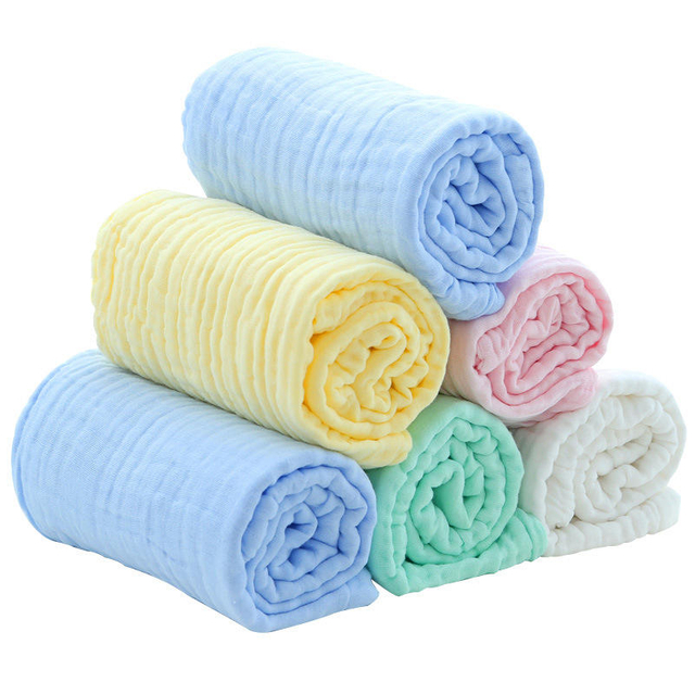 Factory Direct Sales Cotton Absorbent Gauze Children Towel Quilt Children's Quilts Soft Baby Air Conditioner Quilt Baby Gauze