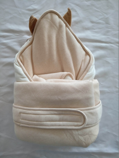 Newborn Cuddle Swaddle Wrap Blanket Baby Hooded Quilt