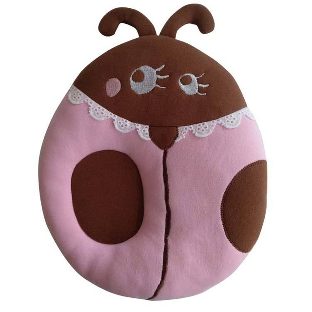 Cotton Anti Roll Sleep Nursing Memory Foam Flat Head Shape Support Baby Pillow For Newborn