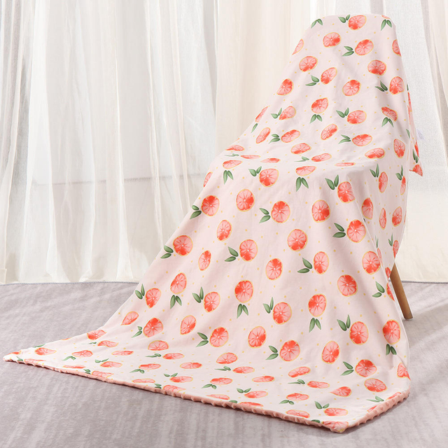 Baby Blanket Cotton Wrinkled Gauze Baby Quilt Beanie Velvet Cover Blanket for Children Newborn Baby Quilt Swaddling