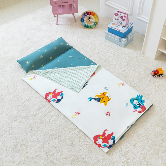 High Quality Portable Cotton Dot Blanket Outdoor Hiking Camping Baby Camping Mat Sleeping Bag Nap Mat