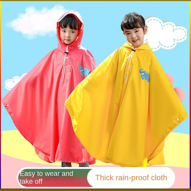 Children's Raincoat Boys Girl Child Kindergarten Primary School Children New Baby Suit Waterproof Poncho