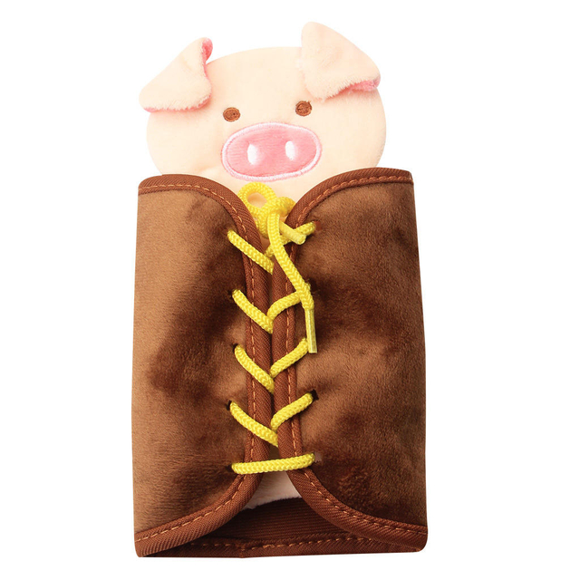 Children's Dressing Learning Toys Baby Early Education Plush Learning Clothes Zipper Release Toys in Stock Wholesale