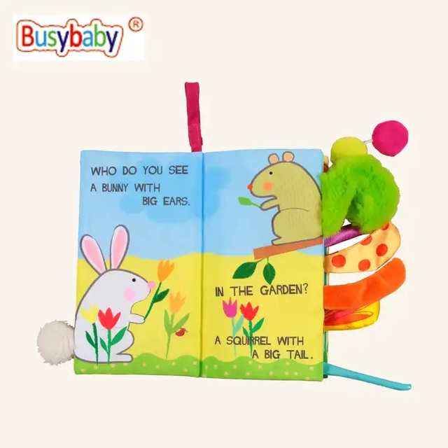 Cloth Book Stuffed Toy Plush Toy To Teach Children To Learn Toy Baby Books