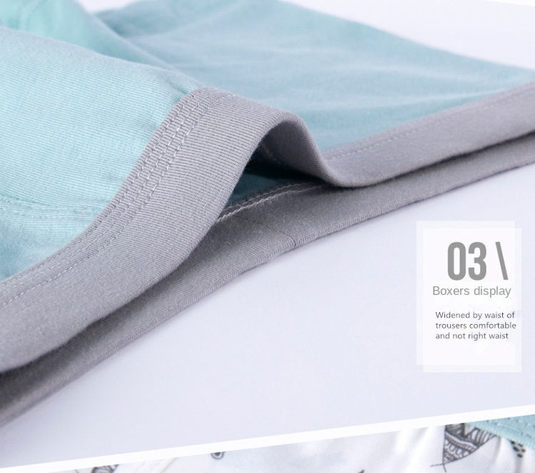 Boys' Underwear Children's Cotton 50 Boxers Boys Boxer Shorts Middle and Big Children's Briefs Children's Cartoon