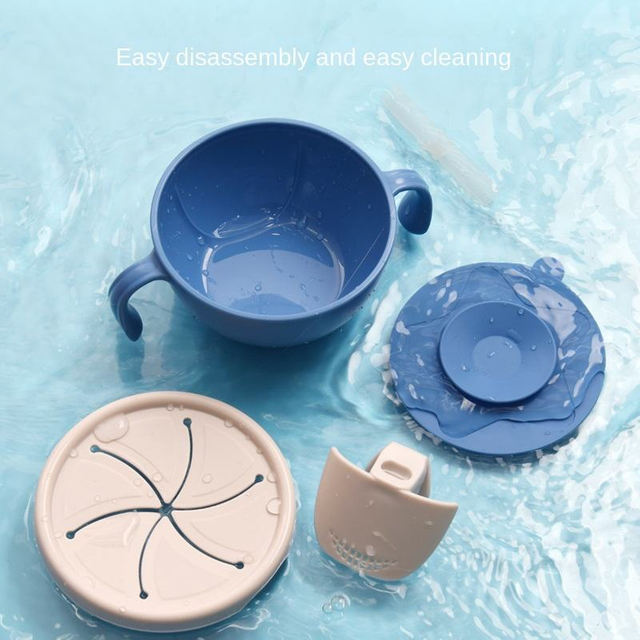 Edible Silicon Baby Silicone Bowl Spoon Maternal And Child Feeding Tableware Suction Cup Solid Food Bowl Children's Bowl