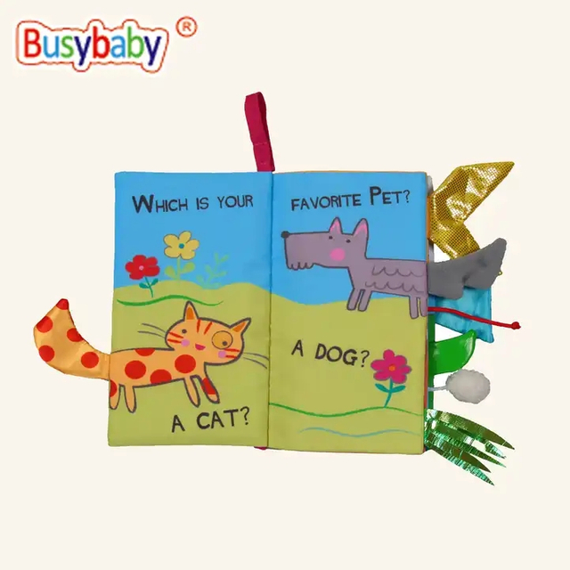 Cloth Book Stuffed Toy Plush Toy Educational Kids Learning Toys Baby Book