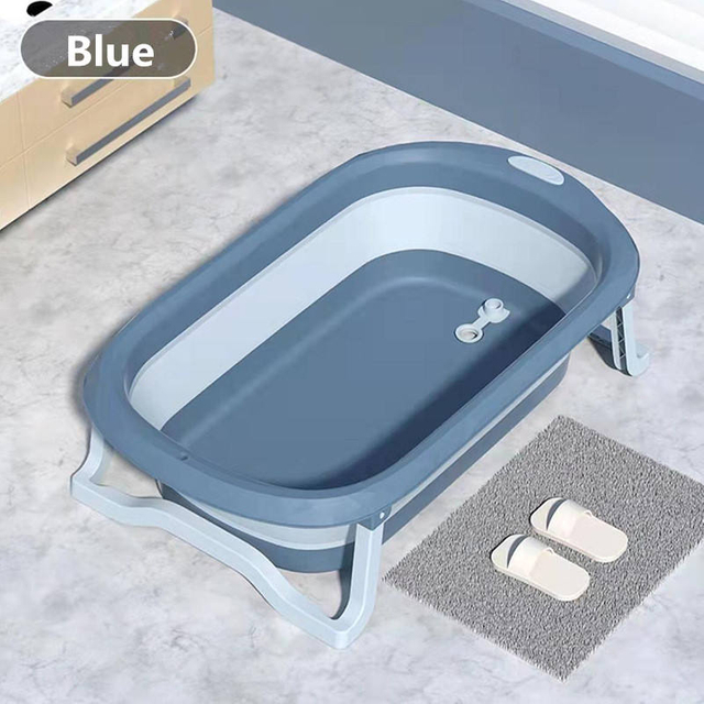 Newborn Baby Products High Quality Baby Folding Bath Tub Bath Temperature Indicator Bath Tub Baby Home Tub