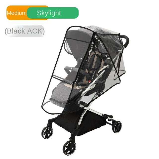 Factory Sales Baby Carriage Rain Cover Baby Stroller Accessories Rain Cover Windshield Perambulator Rain Cover Overclothes