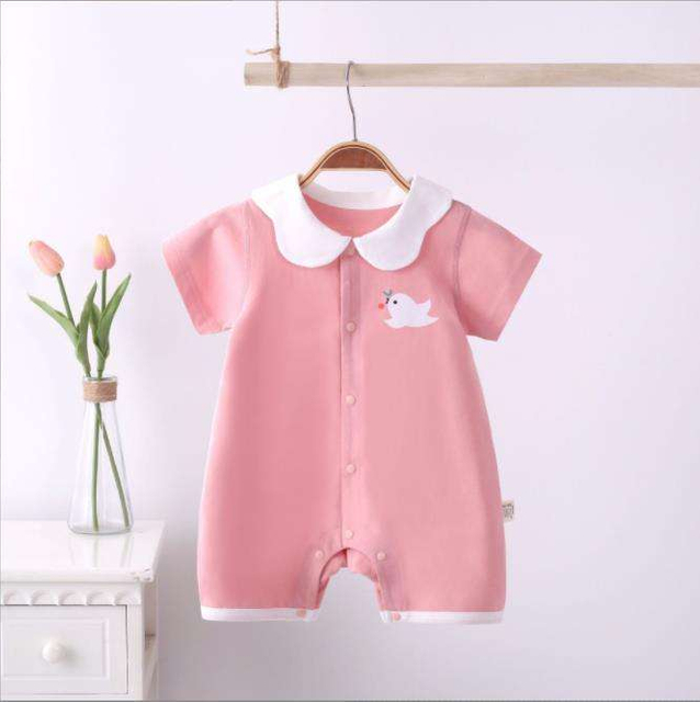 Summer New Wholesale Male And Female Baby Cotton Triangle Newborn Jumpsuit