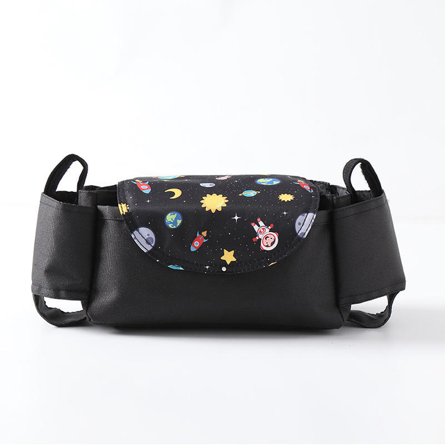 High Capacity Portable Trolley Hanging Bag Storage Bag Multifunctional Detachable Stroller Storage Baby Bag