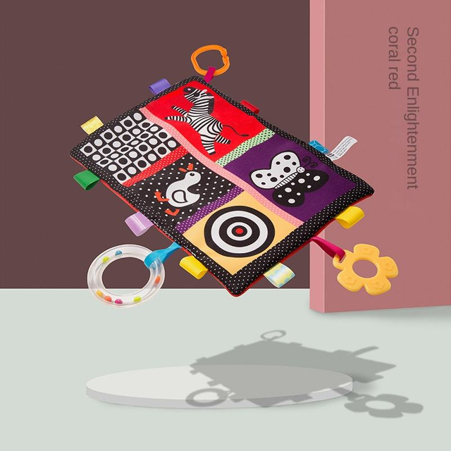 New Color Baby Early Cognitive Education Cloth Book Large Children's Fruit Cognition Cloth Book