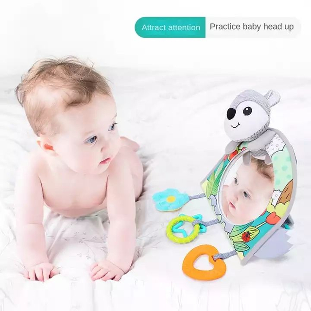 Newborn Baby Safety Seat Viewer Mirros Distorting Mirror Car Baby Pendant Toys Wholesale