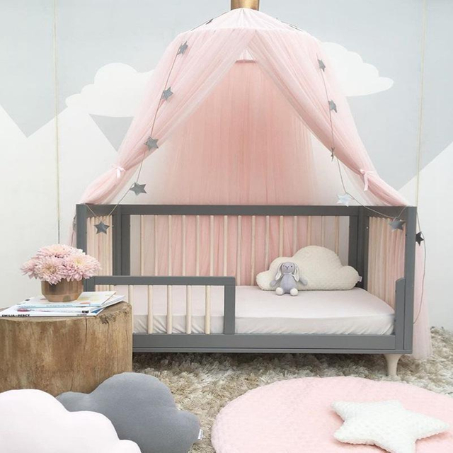 Ins Nordic Princess Crown Hanging Dome Net Net Bed Tent 7 Layer 10 Tent Children's Room Decoration