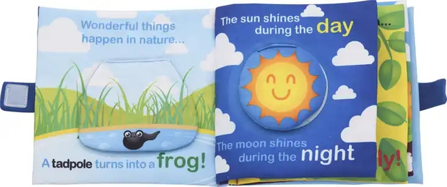 Cloth Book Stuffed Toy Plush Toy Educational Soft Washable Kids Learning Book