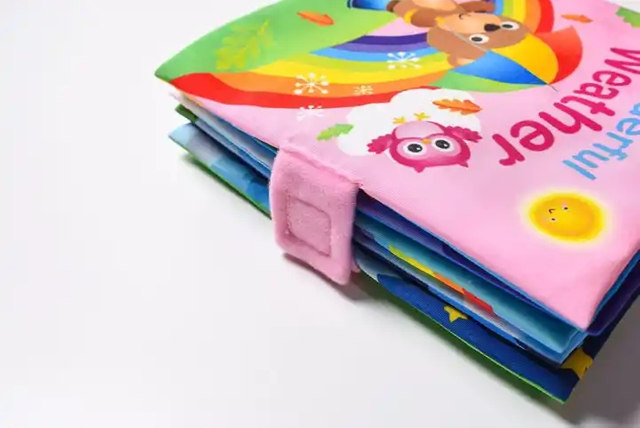 Cloth Book Stuffed Toy Plush Toy Educational Kids Learning Toys