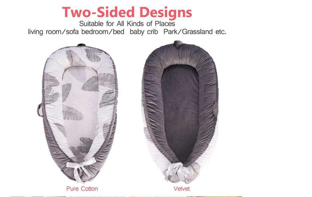 Baby Nest Bed Removable Portable Super Soft And Breathable Newborn Sleeper Bassinet Portable Newborn Baby Carry Nest Baby Crib