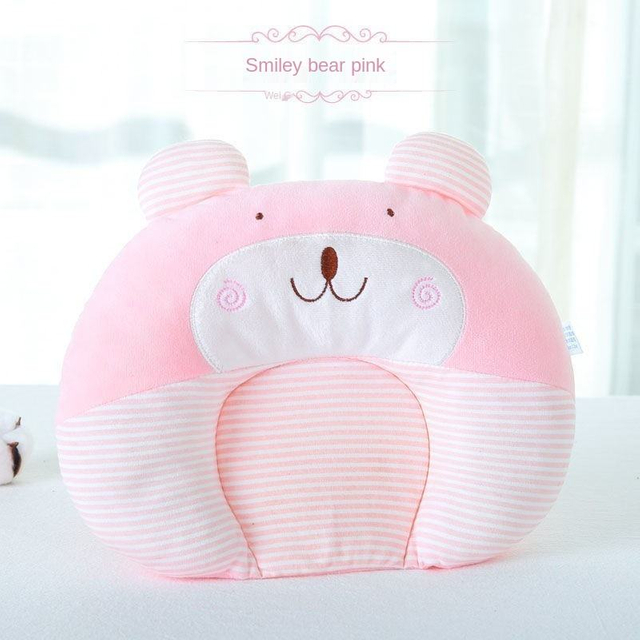 Pure Cotton Babies' Shaping Pillow Deformational Head Prevention Pillow 0-6 Months Correction Deviation Newborn Baby Correction