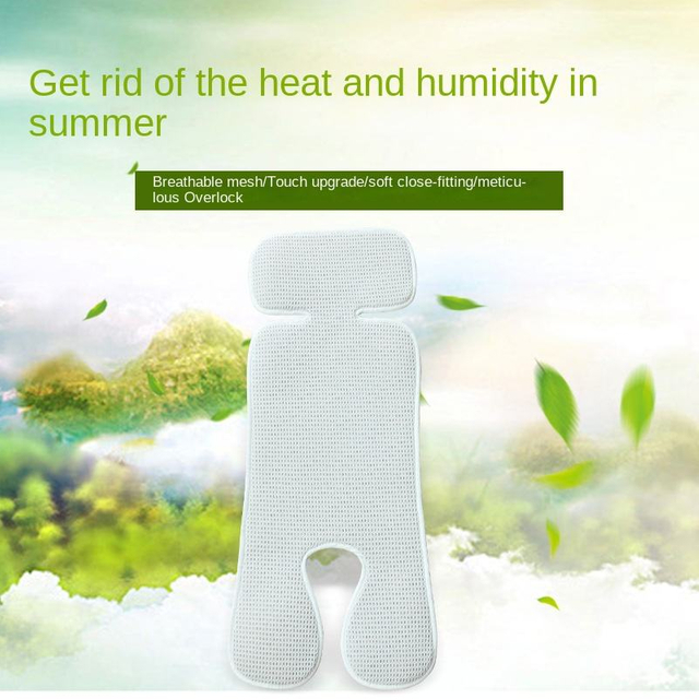Universal Baby Stroller Accessories Cushion Baby Summer Non-Slip Breathable Trolley Cushion Baby Dining Chair Cushion