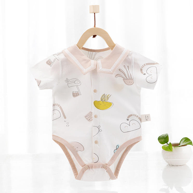 Baby Bodysuit Fashion Body Suits Short Sleeve Newborn Infant Jumpsuit Cartoon Kids Baby Girl Clothes