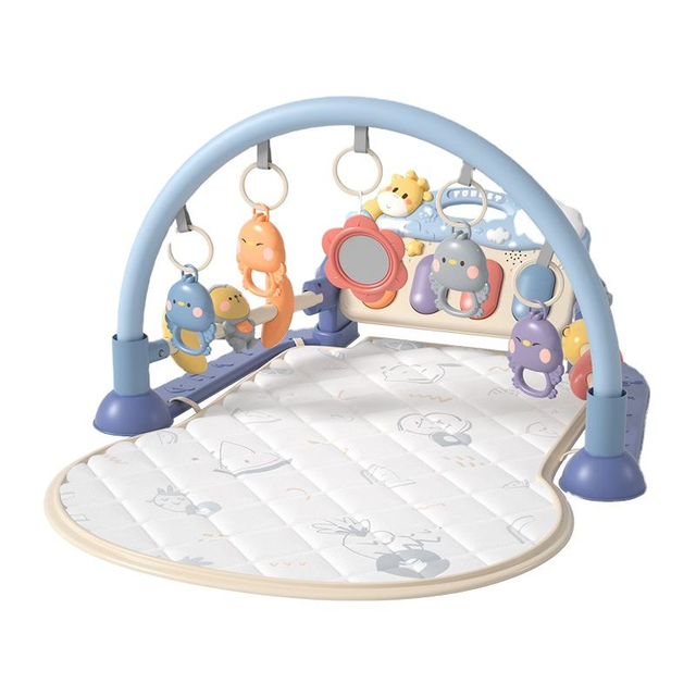 Pedal Piano Newborn Baby Gymnastic Rack Devices Baby Early Education Music Lighting Game Blanket Feet Piano Educational Toys