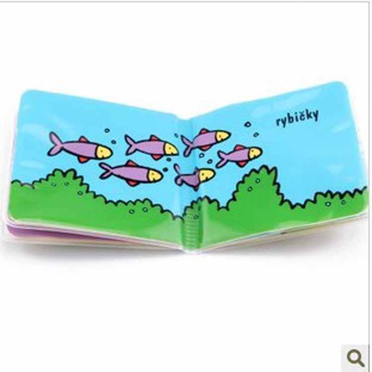 waterproof book bath toy plastic book bath book soft plastic toy
