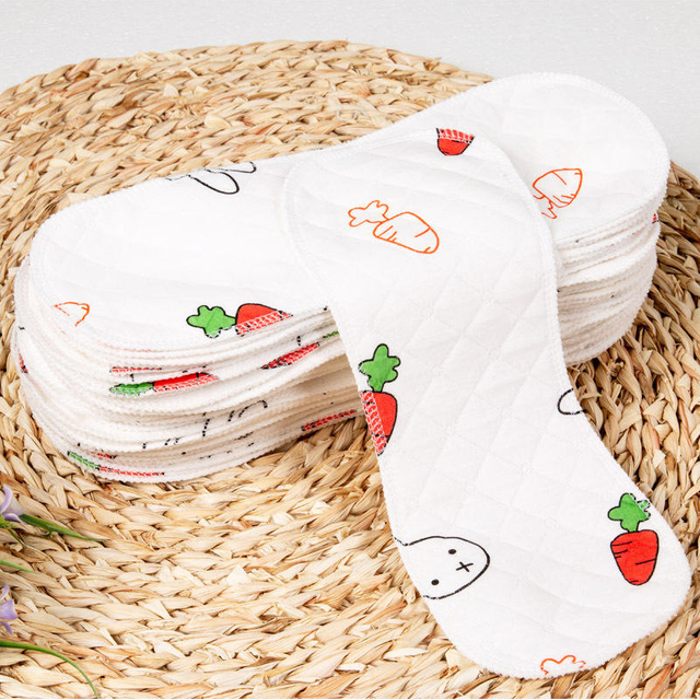 Baby's Diaper Newborn Ecological Cotton Diaper Cloth Washable Absorbent Thickened And Breathable Diaper Pad