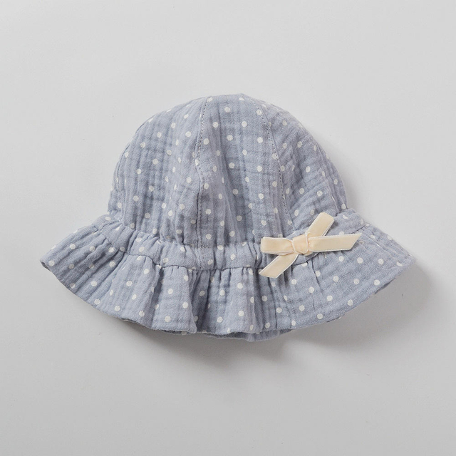 Spring And Summer New Girl Sunshade Cap Baby Sunscreen Elastic Lamp Shade Cap Baby Gauze Adjustable Basin Cap